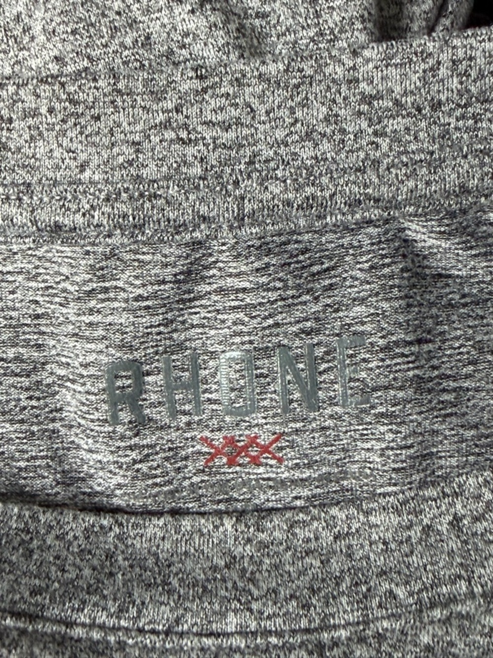 RHONE Men's Heather Gray Reign Long Sleeve Performance T-Shirt XL 54704 - Picture 11 of 13